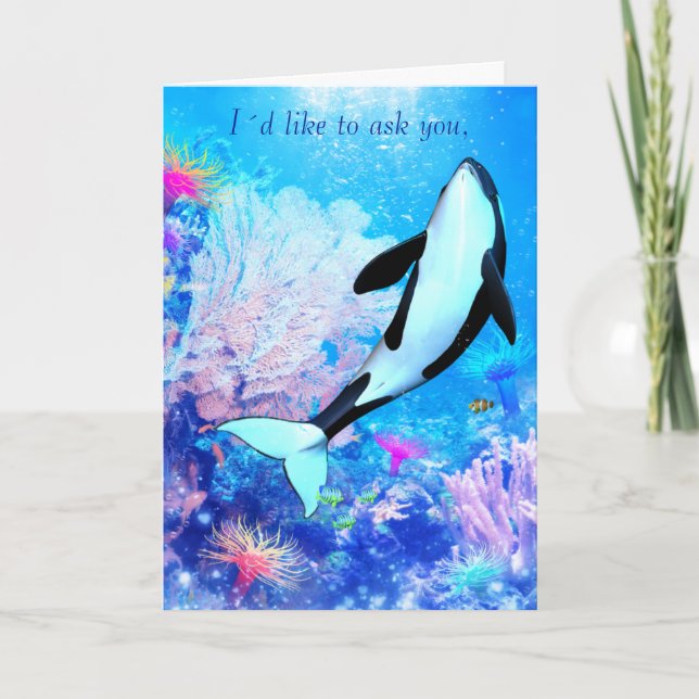 Aquatica-kort Inbjudan (Framsida)