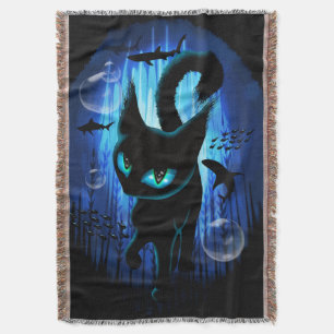 Aquaticat - Surreal Cat in Deep Ocean Fantasy Filt