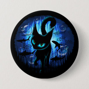 Aquaticat - Surreal Cat in Deep Ocean Fantasy Knapp