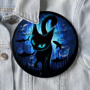 Aquaticat - Surreal Cat in Deep Ocean Fantasy Knapp