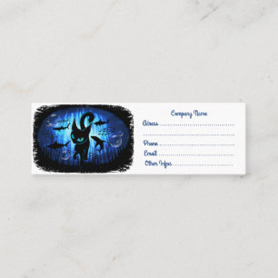Aquaticat - Surreal Cat in Deep Ocean Fantasy Mini Visitkort