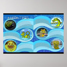 Aquatics Poster Eerie Sjö Erie Officiell Merch