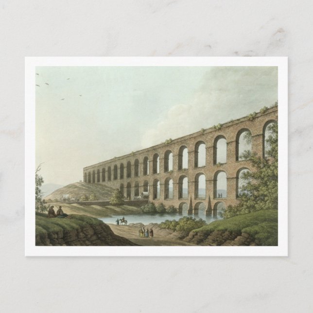 Aqubildt nära Belgrad, Serbien, skylt 6 från View Vykort (Framsida)