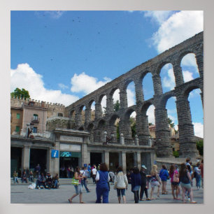 Aquedit, Segovia, Spanien Poster