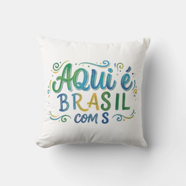 Aqui e Brasil com S Culture Kudde (Framsida)