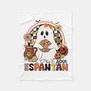 Aqui Espantan! Dia De Muertos Spain Mexican Hall Fleecefilt