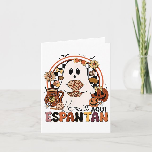 Aqui Espantan! Dia De Muertos Spain Mexican Hall Kort (Framsida)