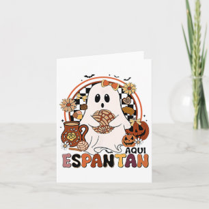 Aqui Espantan! Dia De Muertos Spain Mexican Hall Kort