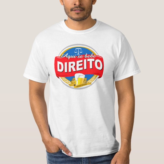 Aqui Se Bebe Direito Tee (Framsida)