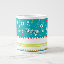 Aqui tem Afeição e Doçura Jumbo Mugg