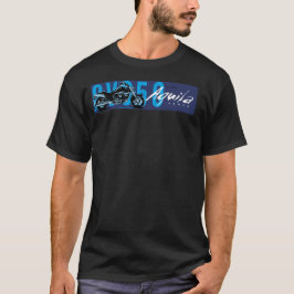 Aquila Blått-Cyan Tshirt Tee Shirt