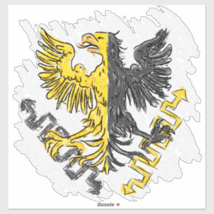 Aquila et Fulmen Klistermärken