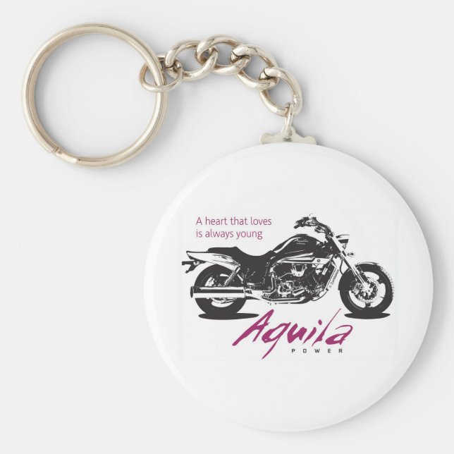 Aquila Yound i Heart Nyckelring (Framsidan)