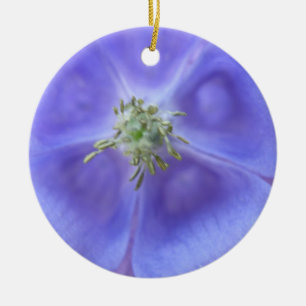 Aquilegia Flower Anpassningsbar Birthday Julgransprydnad Keramik