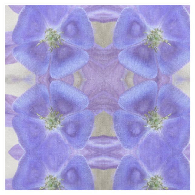 Aquilegia Flower Blommigt Patterned Craft Fabric Tyg (Provkarta)