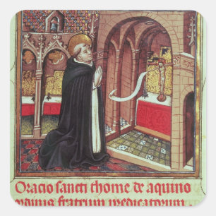 Aquinas'Libro de Horas de Alfonso el Fyrkantigt Klistermärke