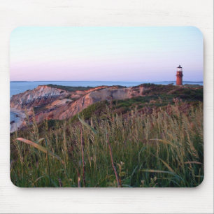 Aquinnah solnedgång och fyr Mousepad Musmatta