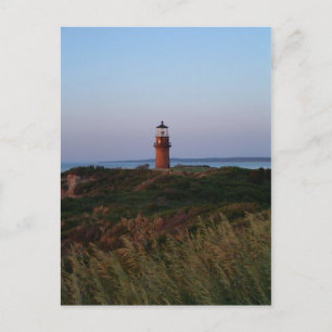Aquinnah Sunset och Lighthouse-vykort Vykort