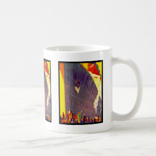 Aquitania avresande kaffemugg