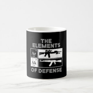 AR15 AK47 Elements of Defense Periodic Table Kaffemugg