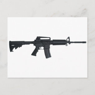 AR15 överfallsgevär Vykort