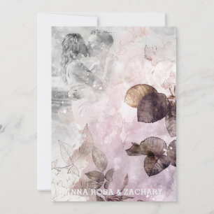 *~* AR26 Ephemera QR Victorian OSA PHOTO Bröllop Inbjudningar