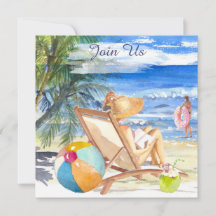 *~* AR29 Hav Sand Sol Strand Kvinna Valfri händels