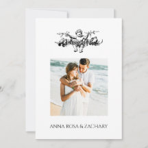 *~* AR6 Victorian QR PHOTO OSA Bröllop Cherub