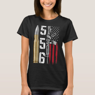 Ar-15 American Flagga Ar15 Rifle Sling Gift Gun Ow T Shirt