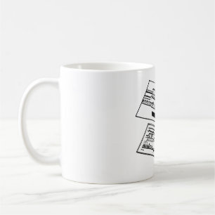 AR 15 BCG som låser diagramkaffemuggen upp Kaffemugg