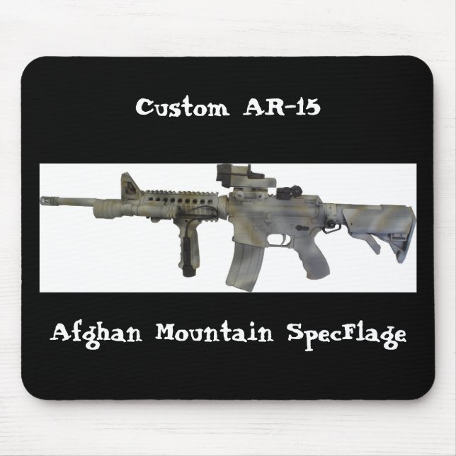 AR-15 gevär Mousepad Musmatta (Framsidan)