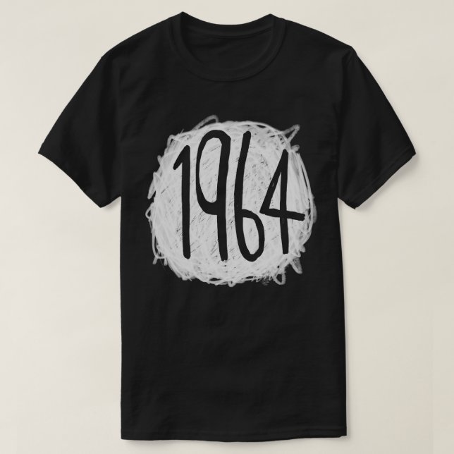 år 1964 t shirt (Design framsida)