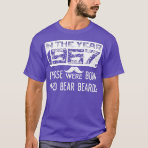 År 1967 föddes de som bär skägg t shirt