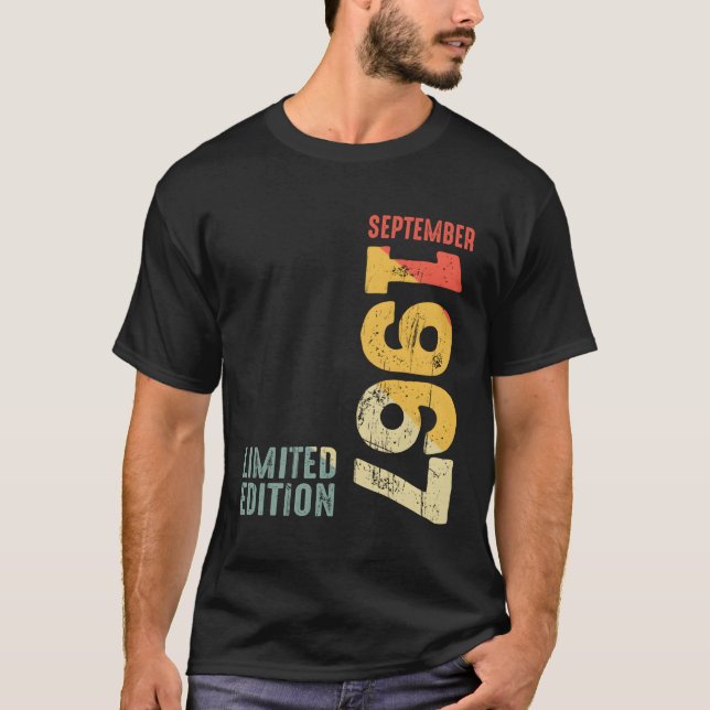 År 1967 september 1967 1967 1967 Sedan 1967 T Shirt (Framsida)