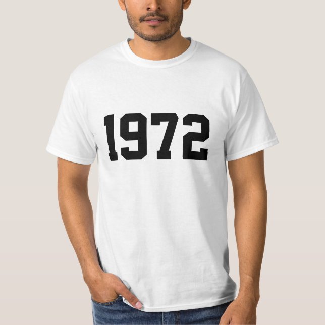 År 1972 tee shirt (Framsida)