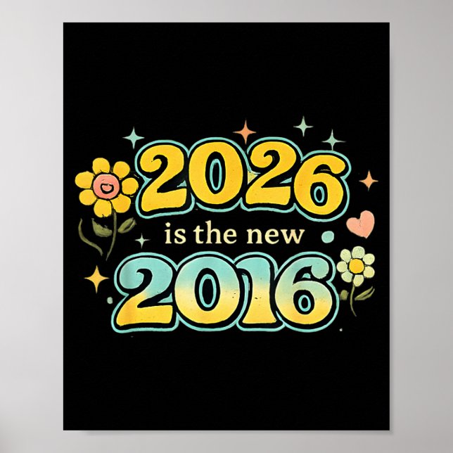 Är 2016 Nostalgi Vibes Kultur Poster (Framsidan)