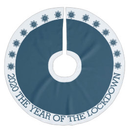 År 2020 det år då nedlåningen skedde julgransmatta borstad polyester