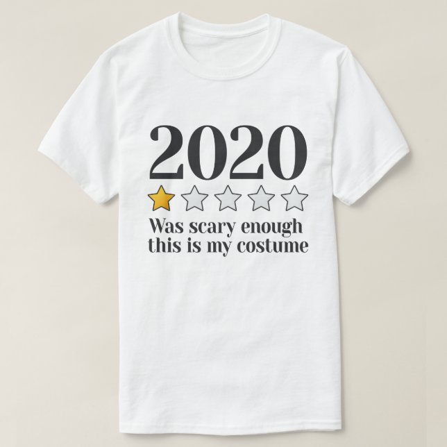 År 2020 var nog så här min dräkt t shirt (Design framsida)