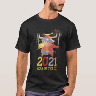 År 2021 - Nyår 2021 - det nya kinesiska Lycklig-år T Shirt