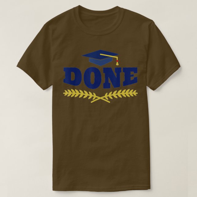 ÅR 2022 Studenten-klass till sin Him Grad Sen T Shirt (Design framsida)