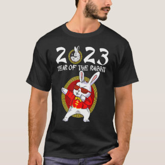 År 2023 för kanin Zodiac kinesiskt nyår 20 T Shirt