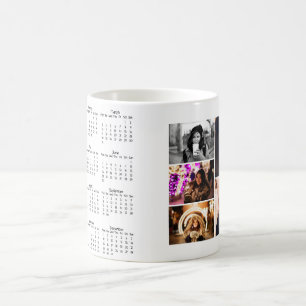 År 2025, kalender 5, fotokollage kaffemugg