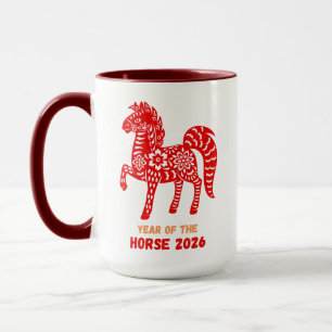 År 2026 för hästen mugg