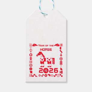År 2026 för hästen presentetikett