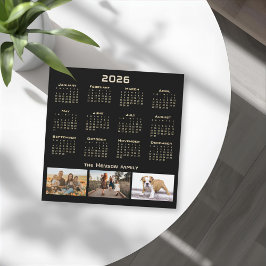 År 2026, kalender 3, familjens fotokollage