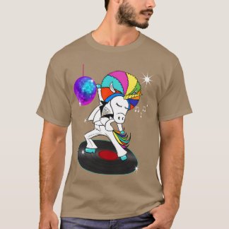 År 80 70 Vintage Enhörning Disco vän T Shirt