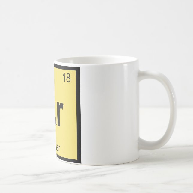 Ar - Altbier Ölkemi Periodiska Systemets Symbol Kaffemugg (Höger)