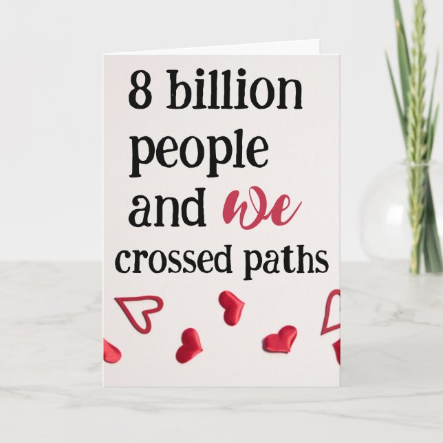 Är ämnad att vara Alla hjärtans dag Kort (Framsida)