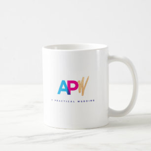"Är ankor knipsluga" vid ett praktiskt bröllop Kaffemugg