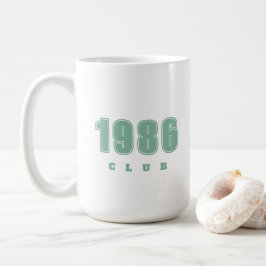 ÅR ÅR ÅR, grönt, typografi, personlig Kaffemugg